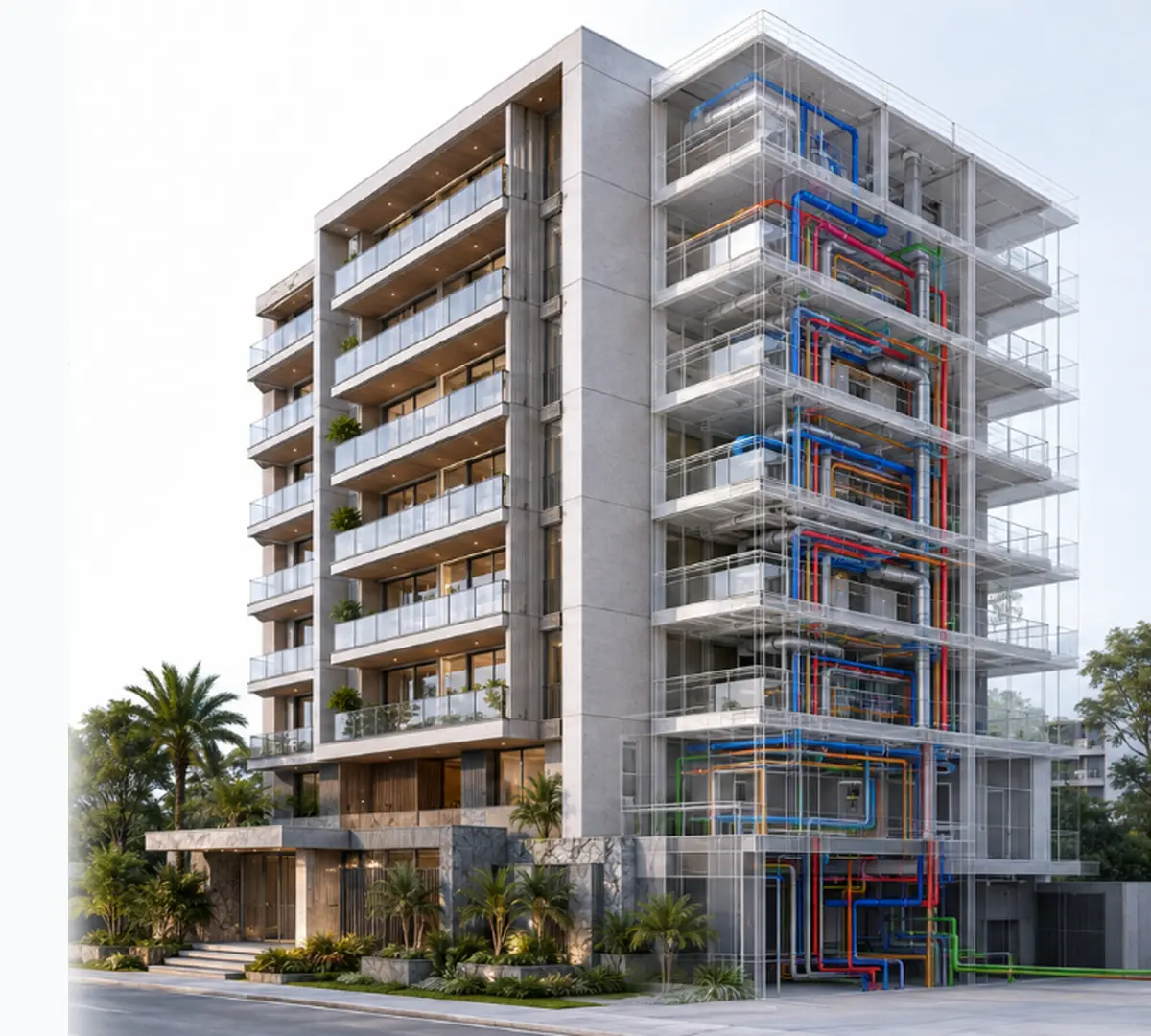 Empreendimento residencial de médio e alto padrão integrado a um modelo BIM multidisciplinar